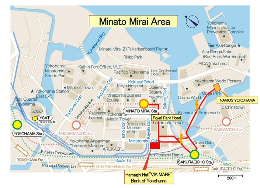 minato mirai 21 kaart